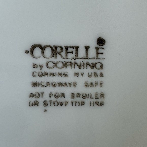 Set of Five (5) Corelle by Corning-ware Veranda 7.25” Bread Plates - Picture 7 of 7